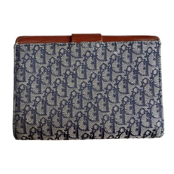 Lady DIOR Navy Blue Trotter Street Chic Wallet with Coin Pouch - Picture 3 of 16